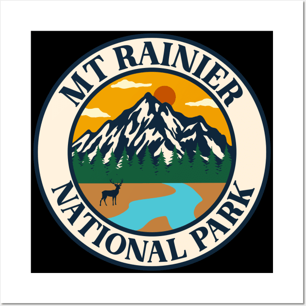 Mt rainier national park Wall Art by Tonibhardwaj